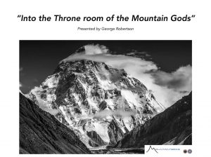 Into the Throne Room of the Mountain Gods with George Robertson @ Zoom